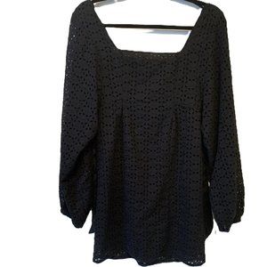 Free People Black Lace Dress